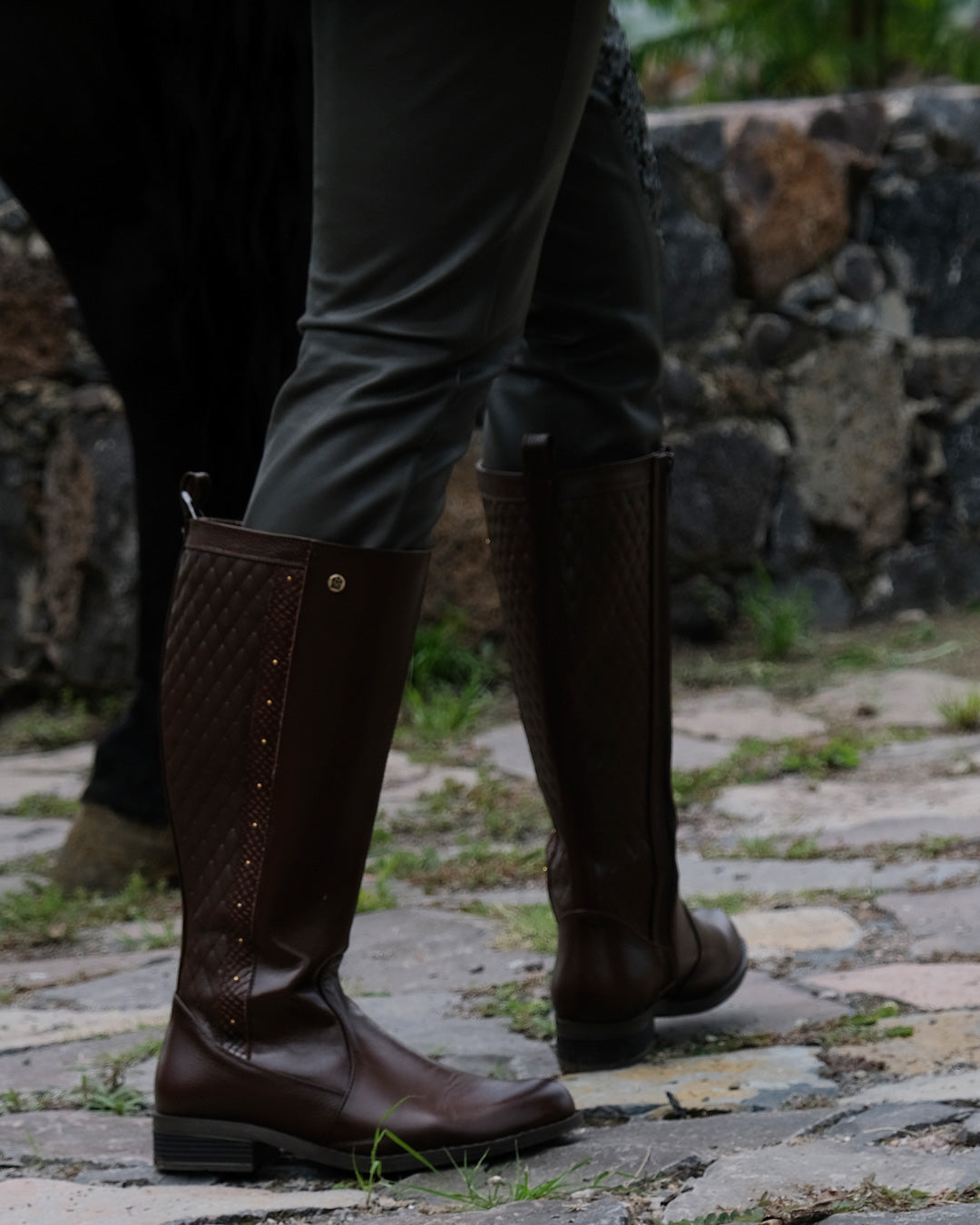 Bota Alta 73661 Davina Piel Brandy