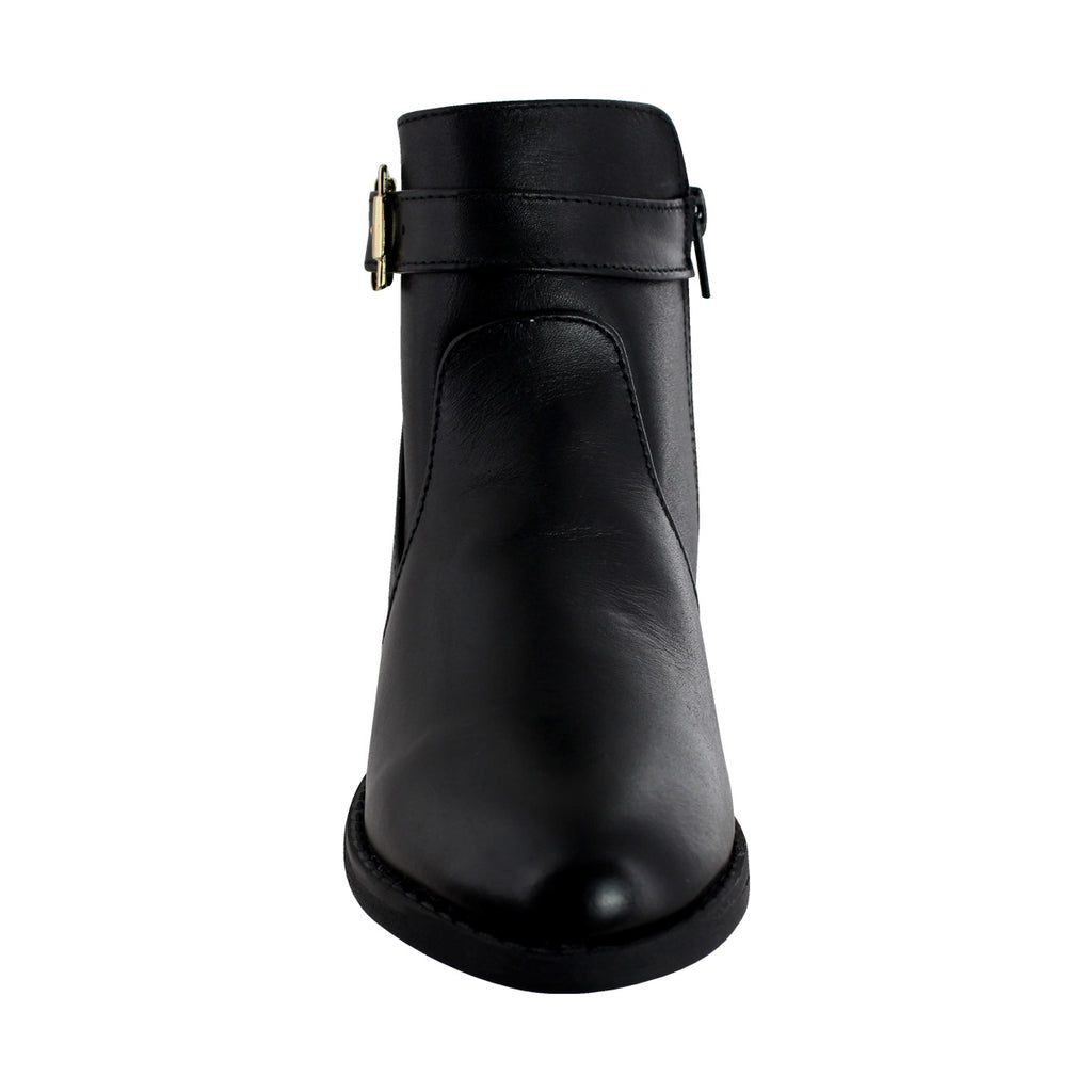 Bota Corta de Mujer 74130 Davina Piel Negra con Hebilla