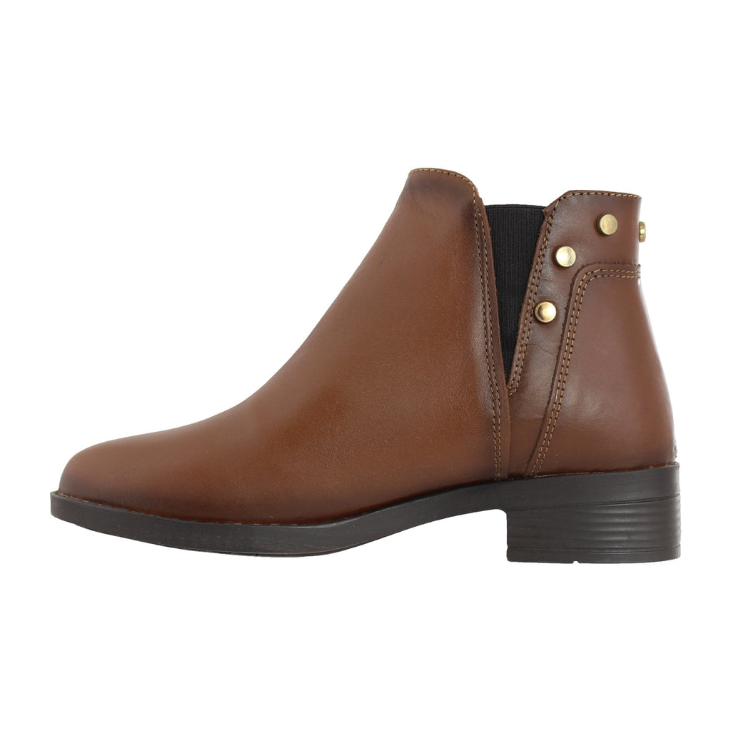 Bota Corta de Dama 74165 Davina Piel Café