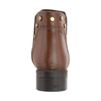 Bota Corta de Dama 74165 Davina Piel Café