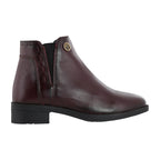Bota de Mujer 74166 Davina Piel Vino con Elástico