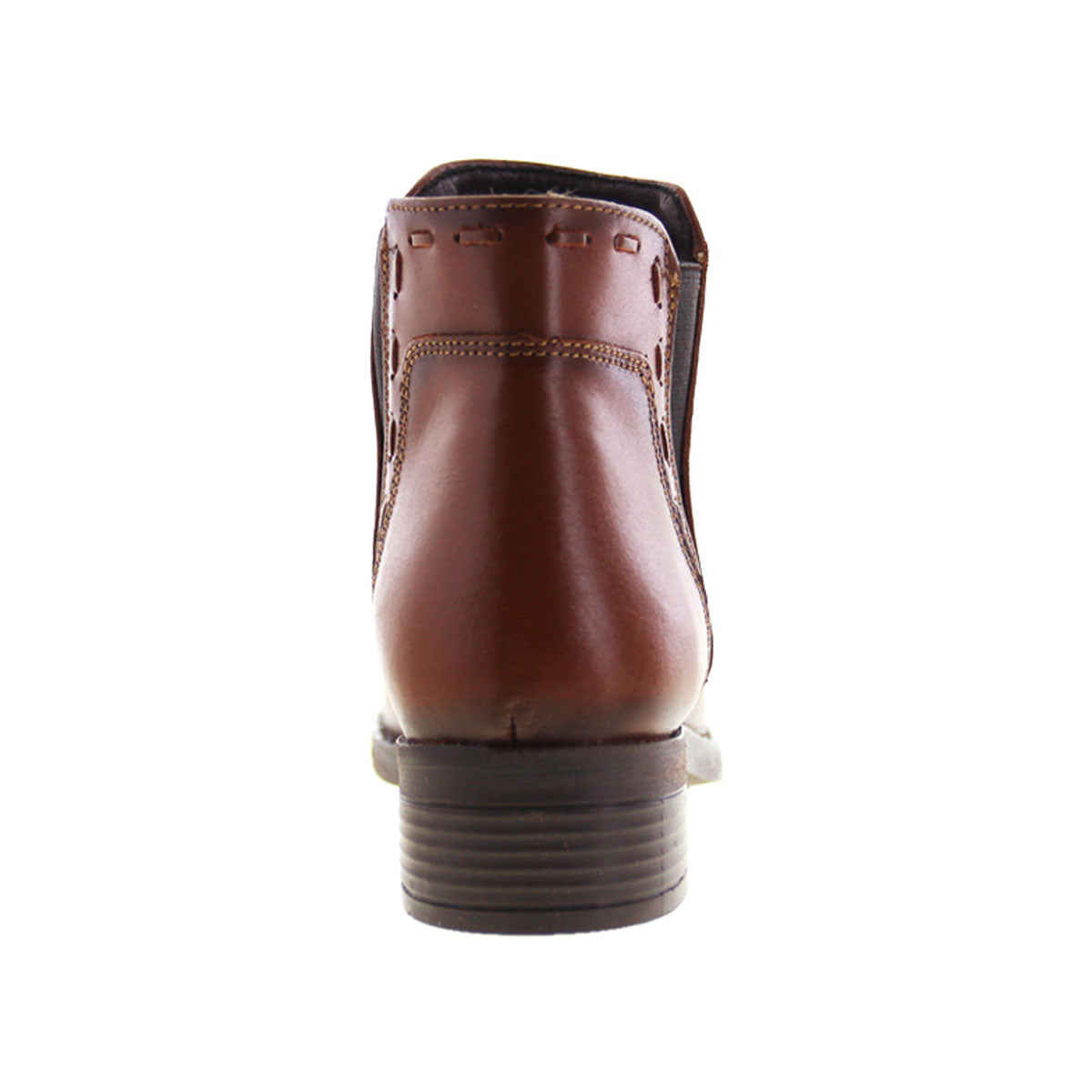 Bota de Mujer 74166 Davina Piel Café con Elástico