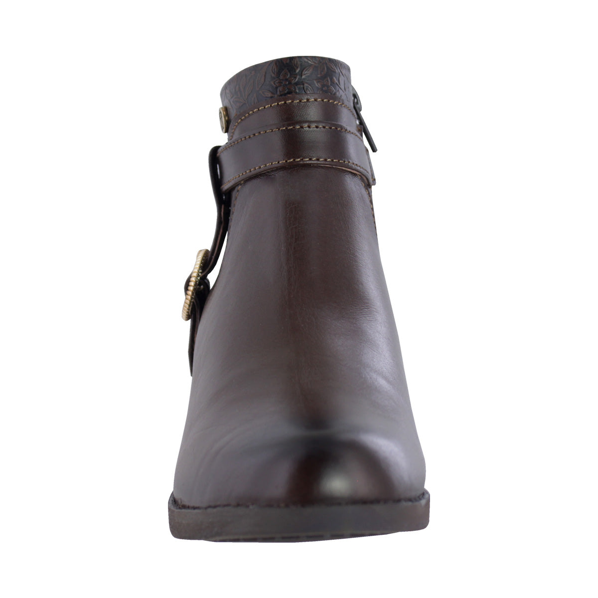 Botín Dama 74182 Piel Davina Brandy