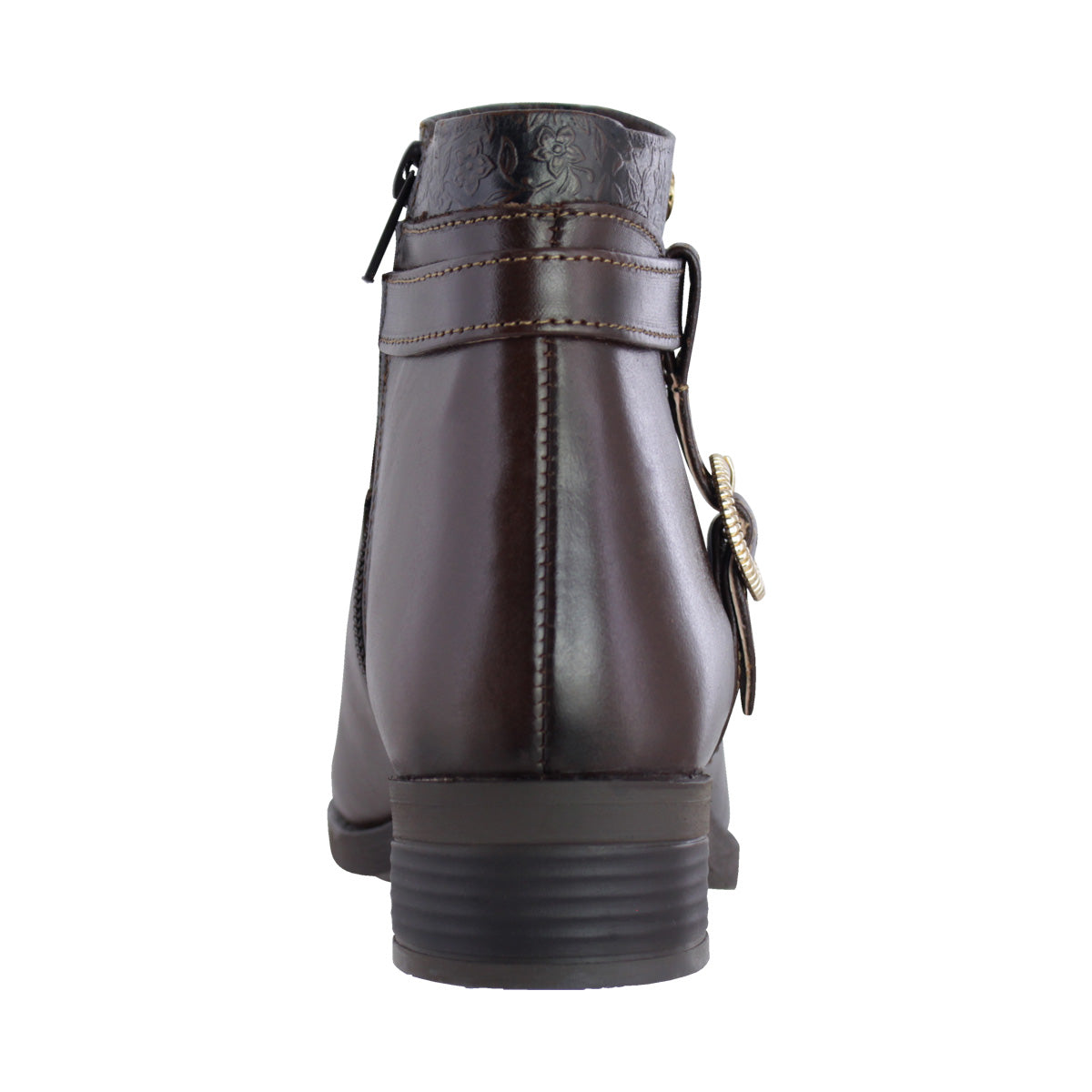 Botín Dama 74182 Piel Davina Brandy