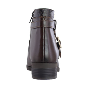 Botín Dama 74182 Piel Davina Brandy