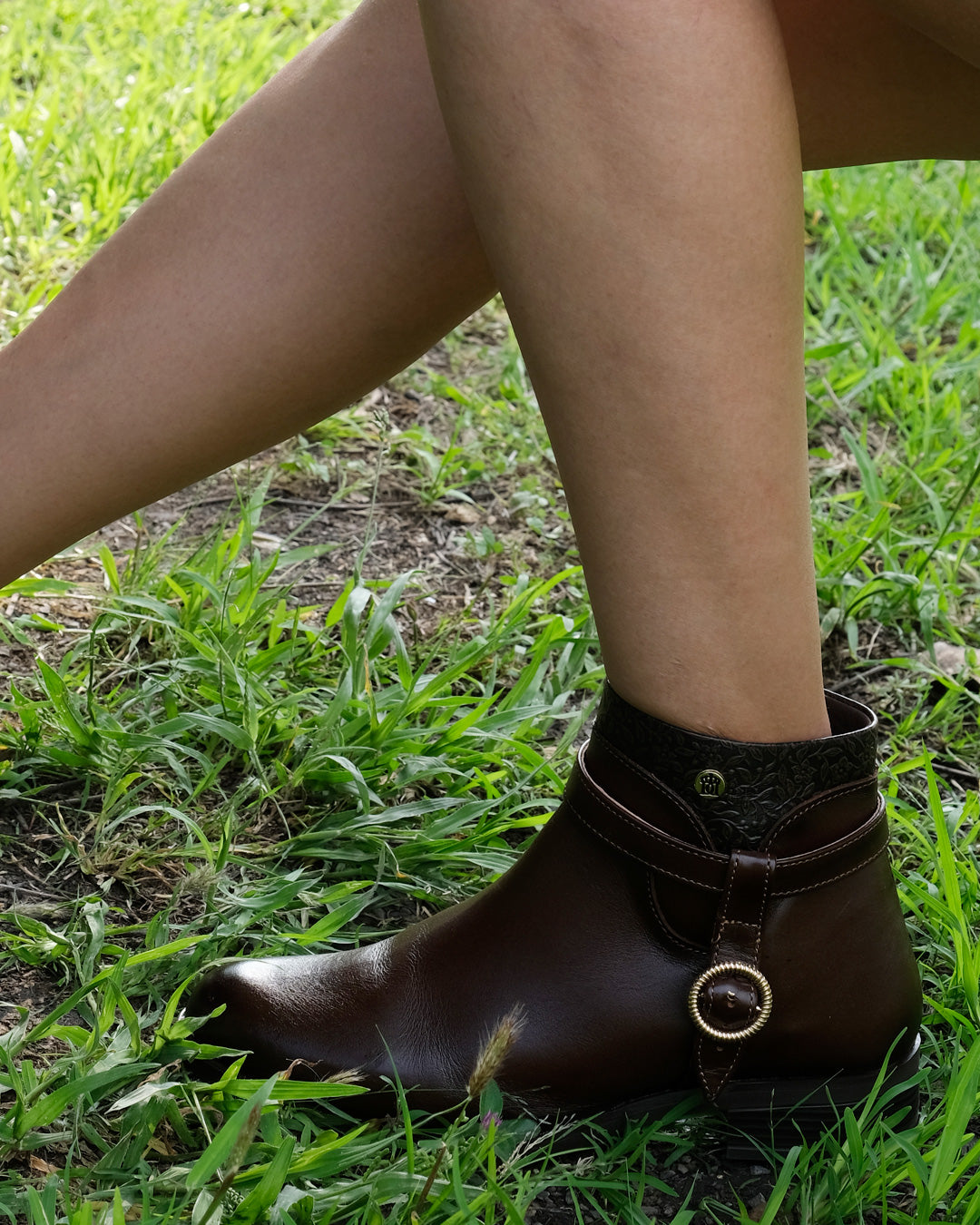 Bota Mujer 74182 Piel Davina Brandy