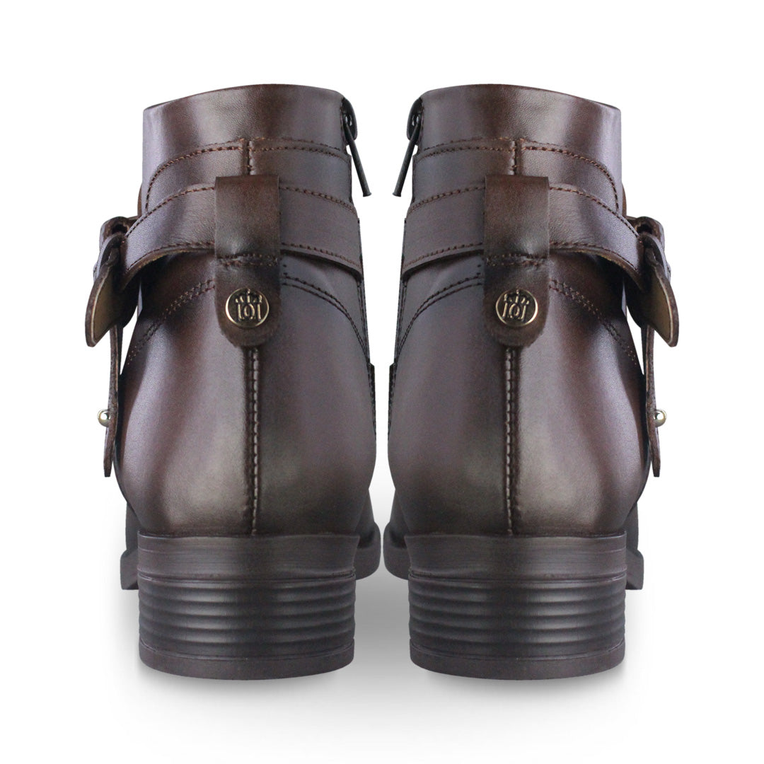 Botín Mujer 74183 Davina Piel Brandy - vista 2