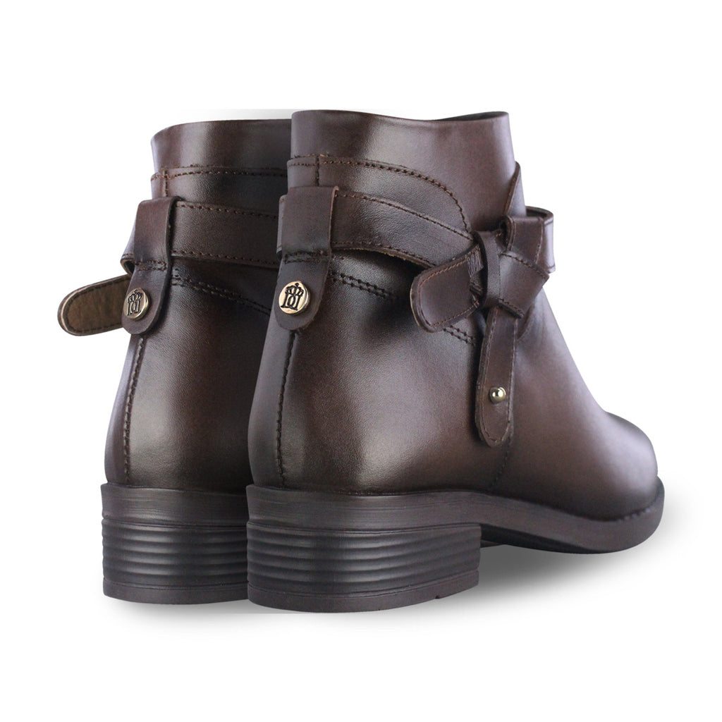 Botín Mujer 74183 Davina Piel Brandy - vista 3