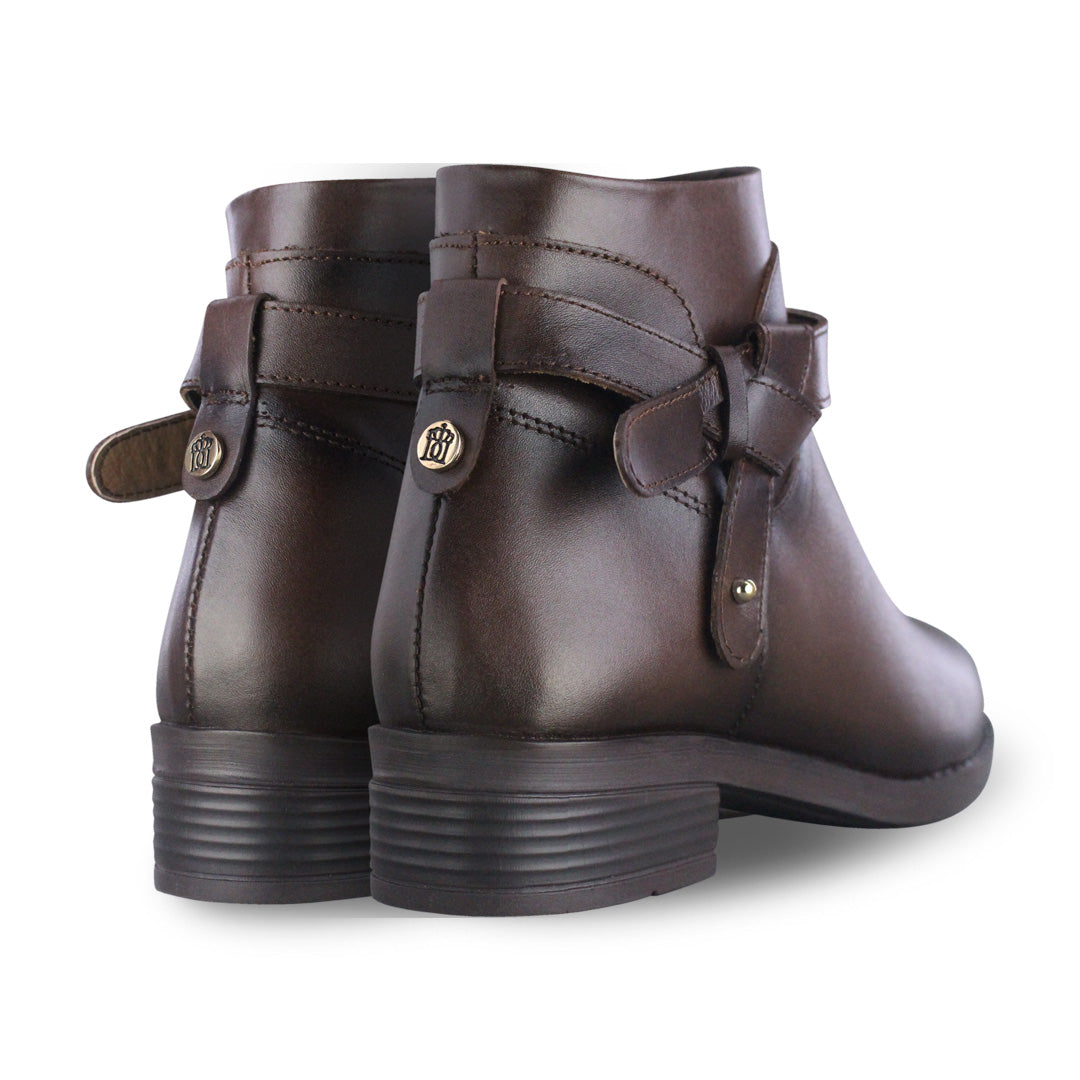 Botín Mujer 74183 Davina Piel Brandy - vista 3