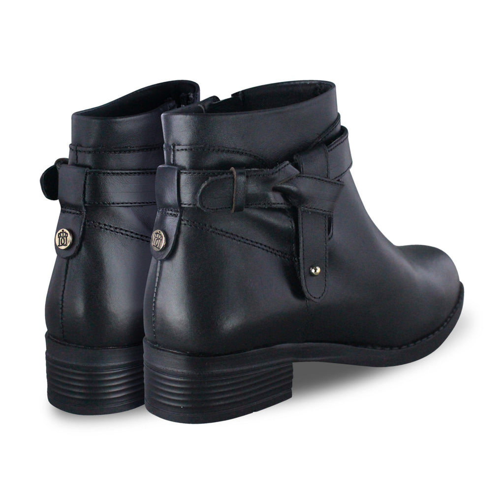 Botín Mujer 74183 Davina Piel Negro - vista 3
