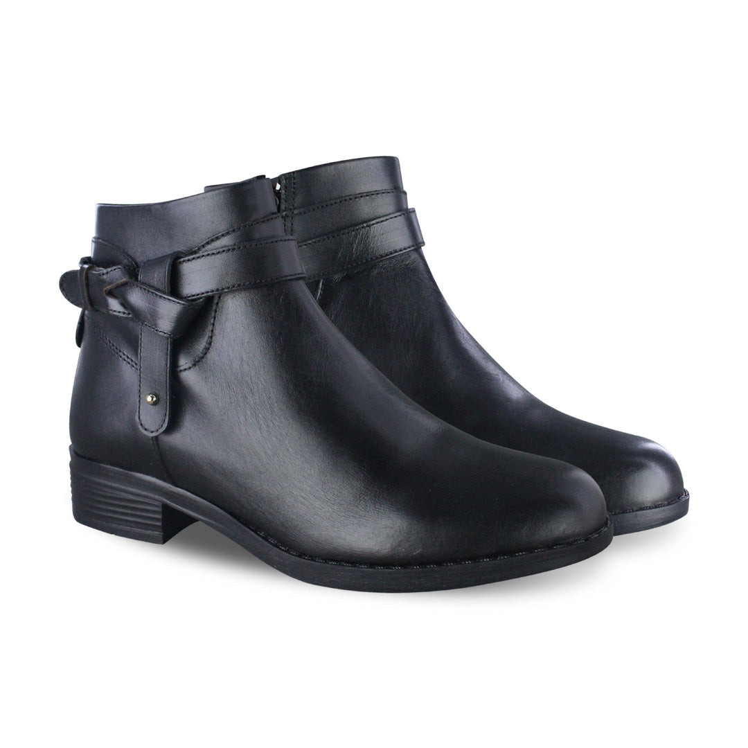 Botín Mujer 74183 Davina Piel Negro - vista 4