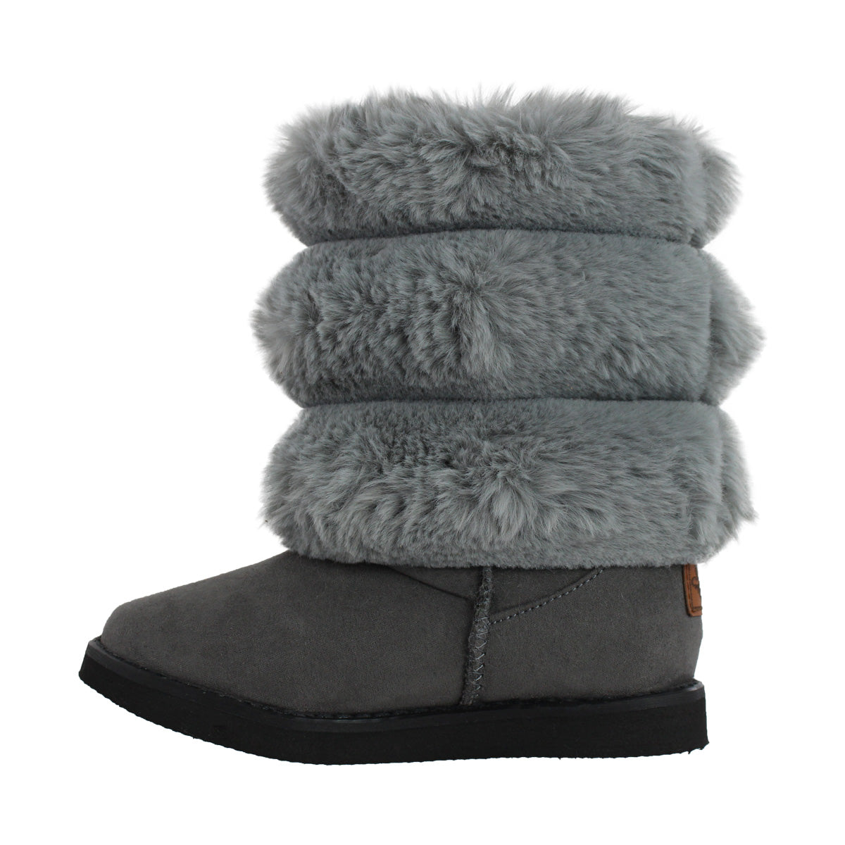 Bota de Mujer 7621 Davina Gris con Peluche