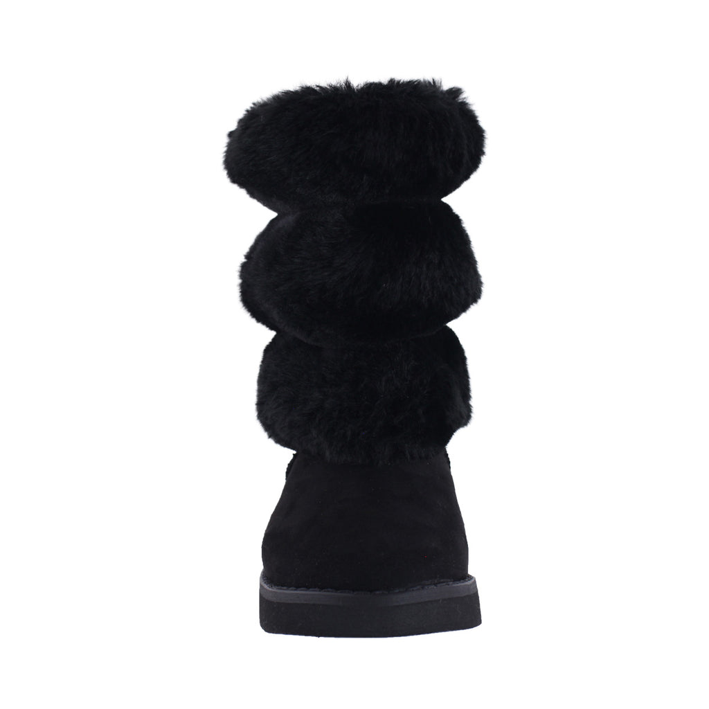 Bota de Mujer 7621 Davina Negro con Peluche