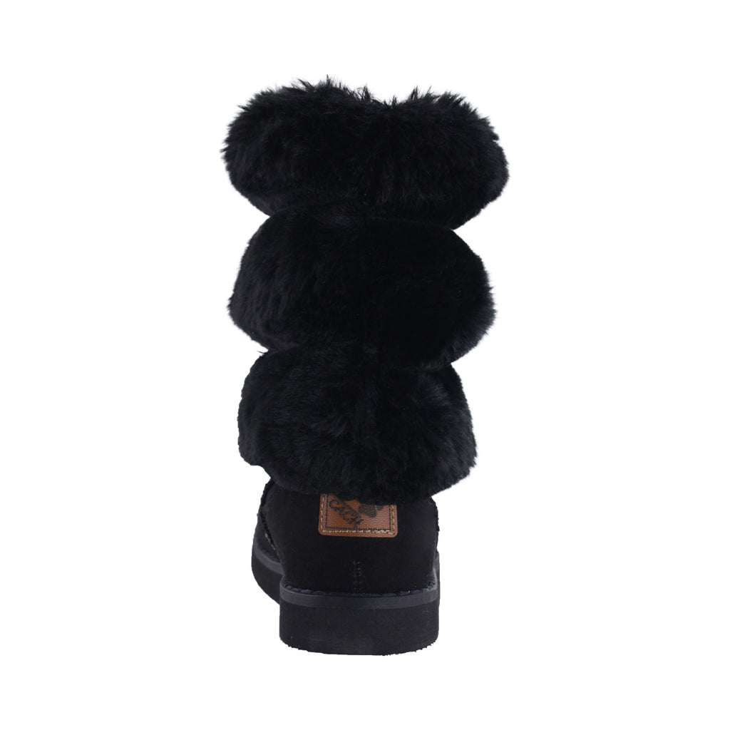 Bota de Mujer 7621 Davina Negro con Peluche