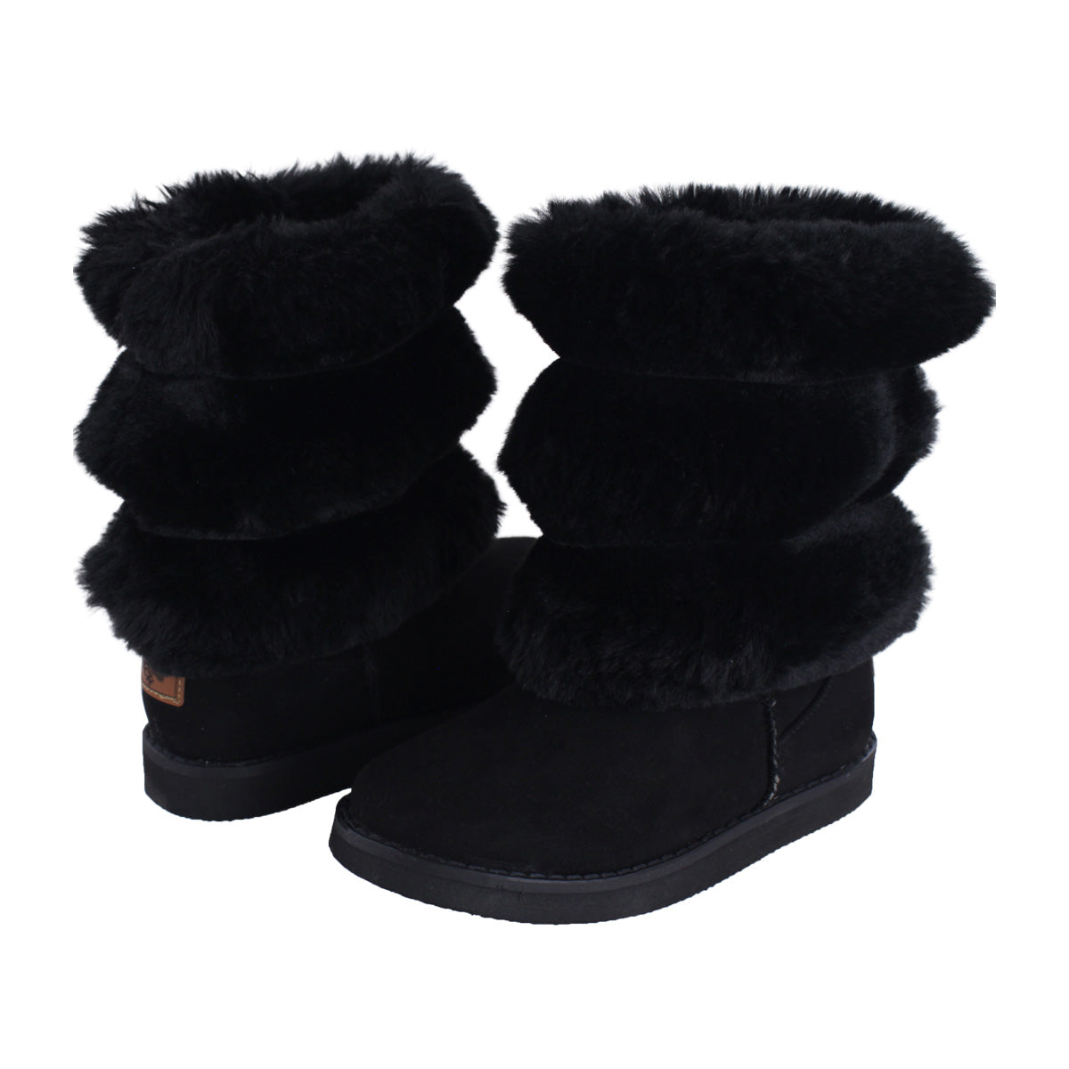 Bota de Mujer 7621 Davina Negro con Peluche