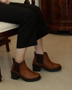 Bota de Mujer 81102 Piel Davina Café