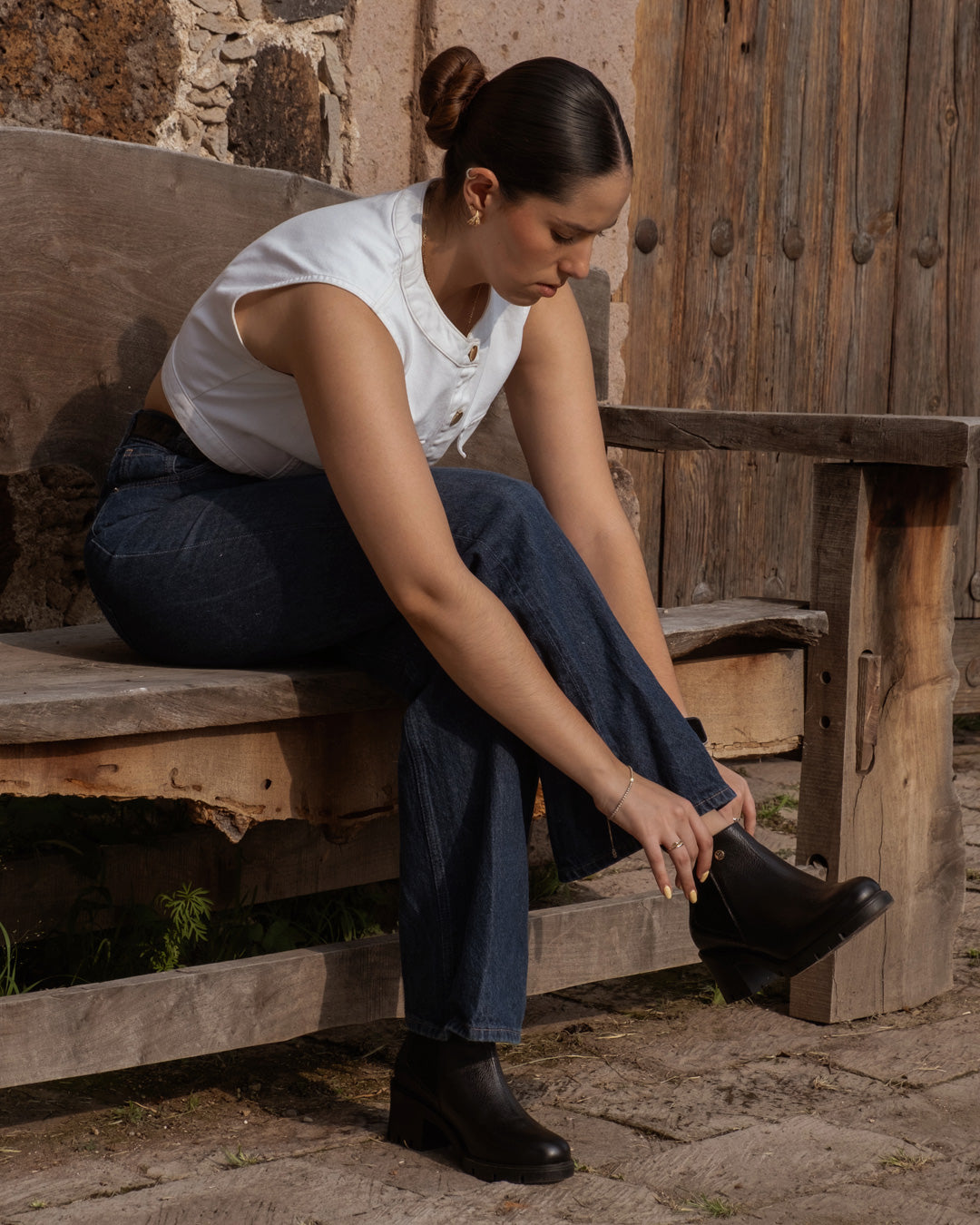 Bota Mujer 81103 Davina Piel Negro