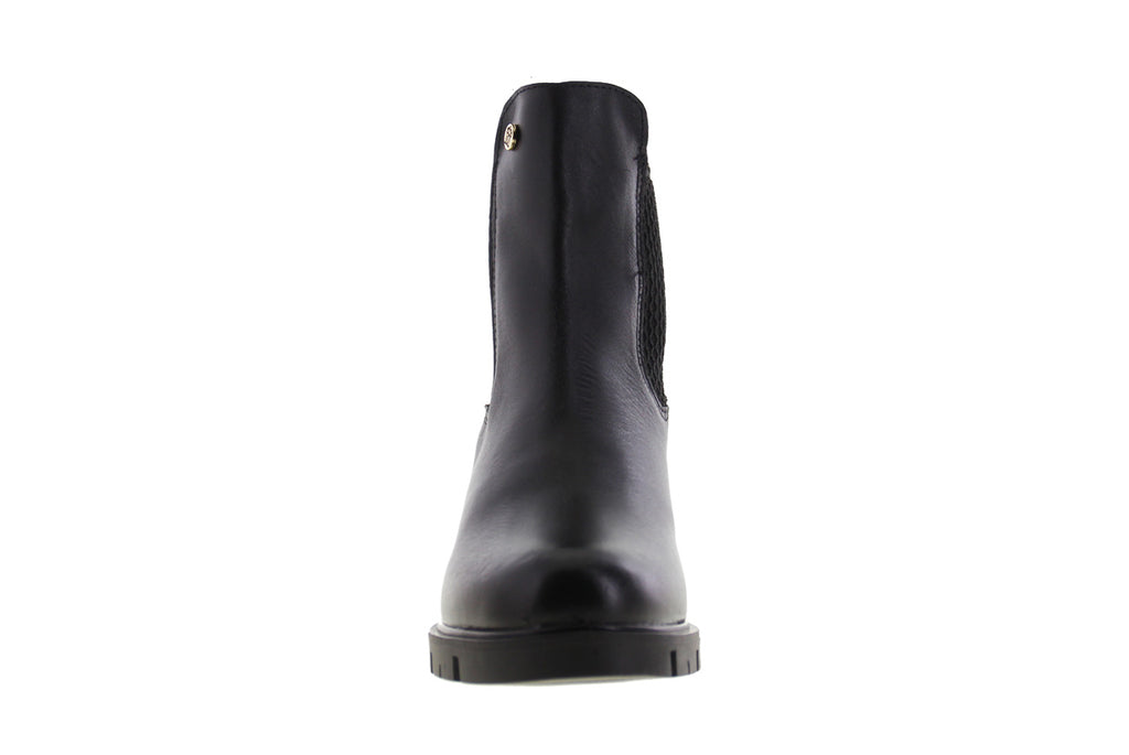 Bota de Mujer  81200 Davina Piel Negra con Elástico
