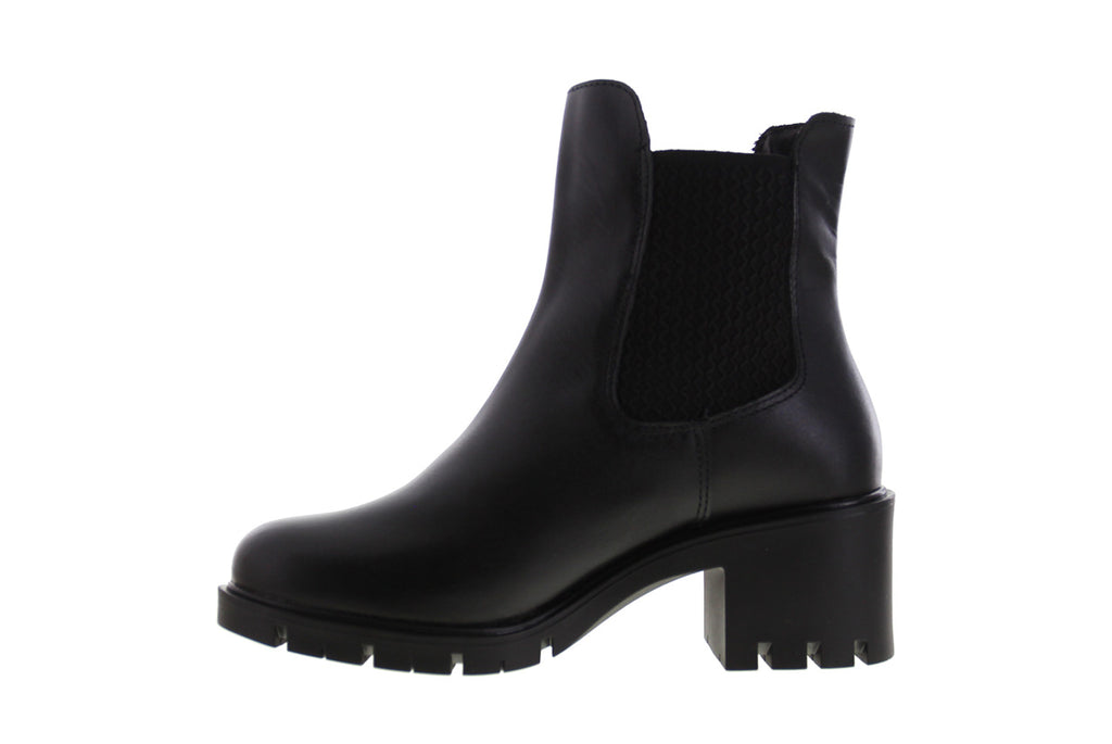 Bota de Mujer  81200 Davina Piel Negra con Elástico