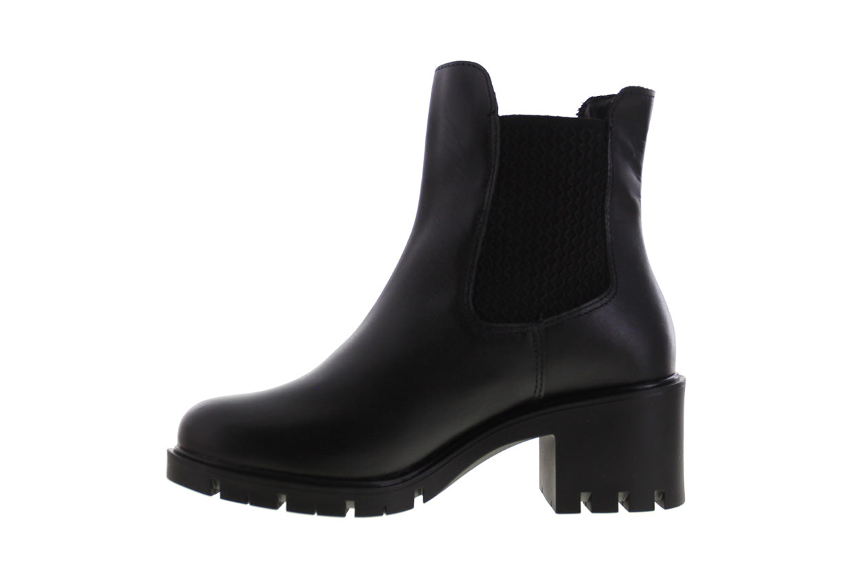 Bota de Mujer  81200 Davina Piel Negra con Elástico