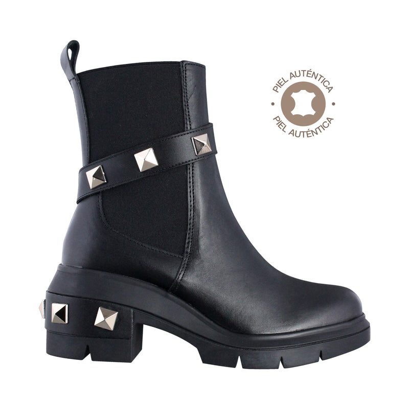 Bota de Mujer 81220 Davina Piel Negra