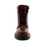 Bota de Mujer 81302 Davina Piel Café con Cintas