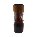 Bota de Mujer 81302 Davina Piel Café con Cintas