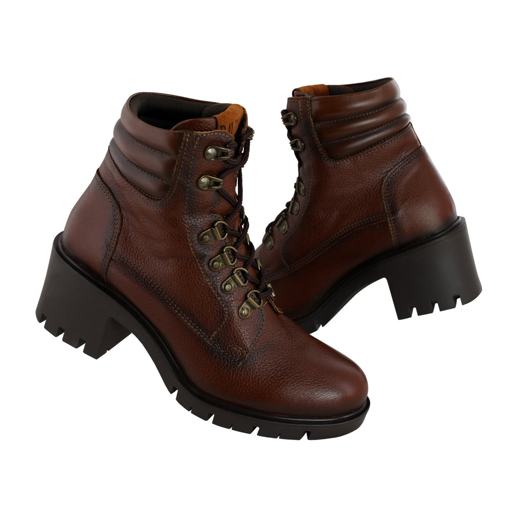 Bota de Mujer 81304 Piel Davina Shedron con Cintas