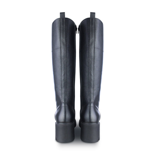 Bota Alta Mujer 85100 Piel Negro