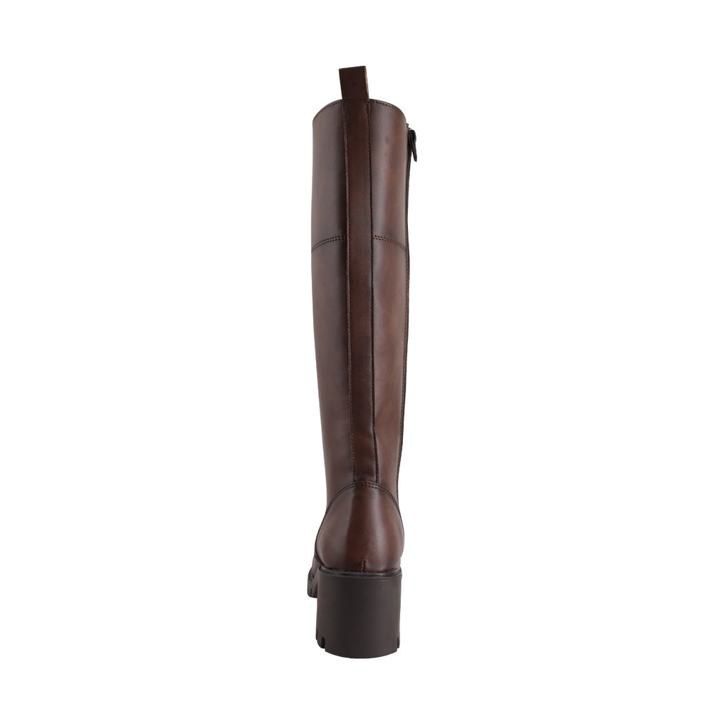 Bota Alta Mujer 85110 Davina Café Claro