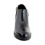 Bota de Mujer 90002 Piel Davina Negro con Tacón