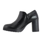 Bota de Mujer 90002 Piel Davina Negro con Tacón