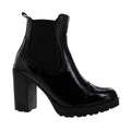 Bota Mediana 90102 Davina Sint. Charol Negro