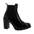 Bota Mediana 90102 Davina Sint. Charol Negro
