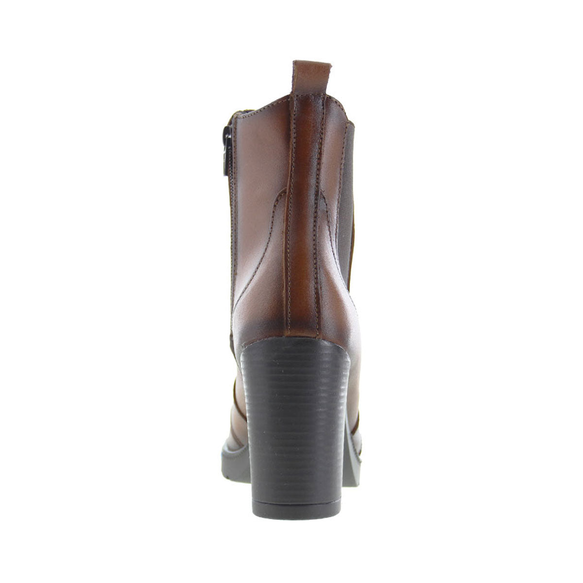Bota de Mujer 90420 Davina Piel Maple con Cintas