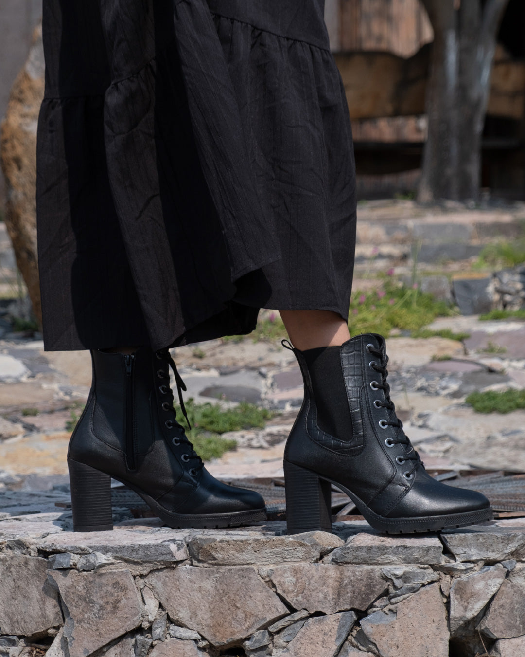 Bota Mujer 90420 Davina Piel Negro