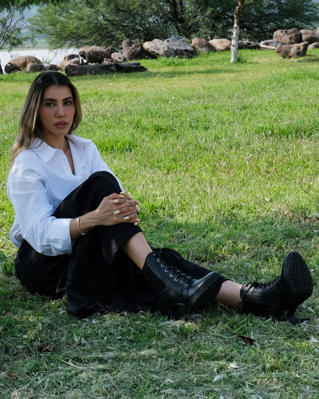 Bota Mujer 90420 Davina Piel Negro