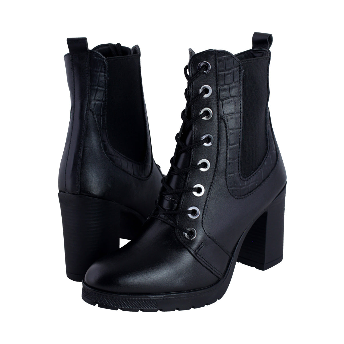 Bota Mujer 90420 Davina Piel Negro