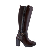 Bota Alta Mujer 95020 Davina Piel Brandy