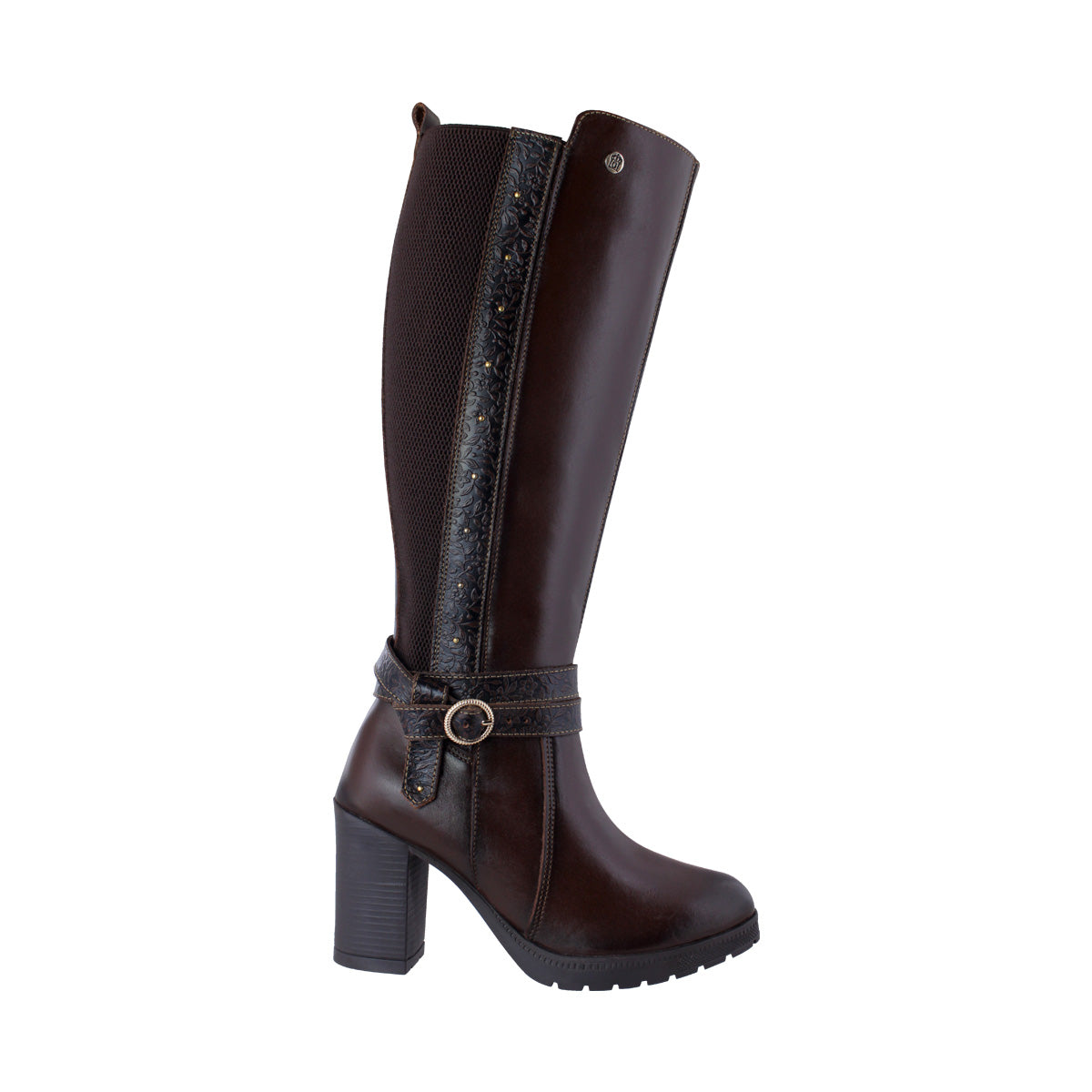 Bota Alta Mujer 95020 Davina Piel Brandy
