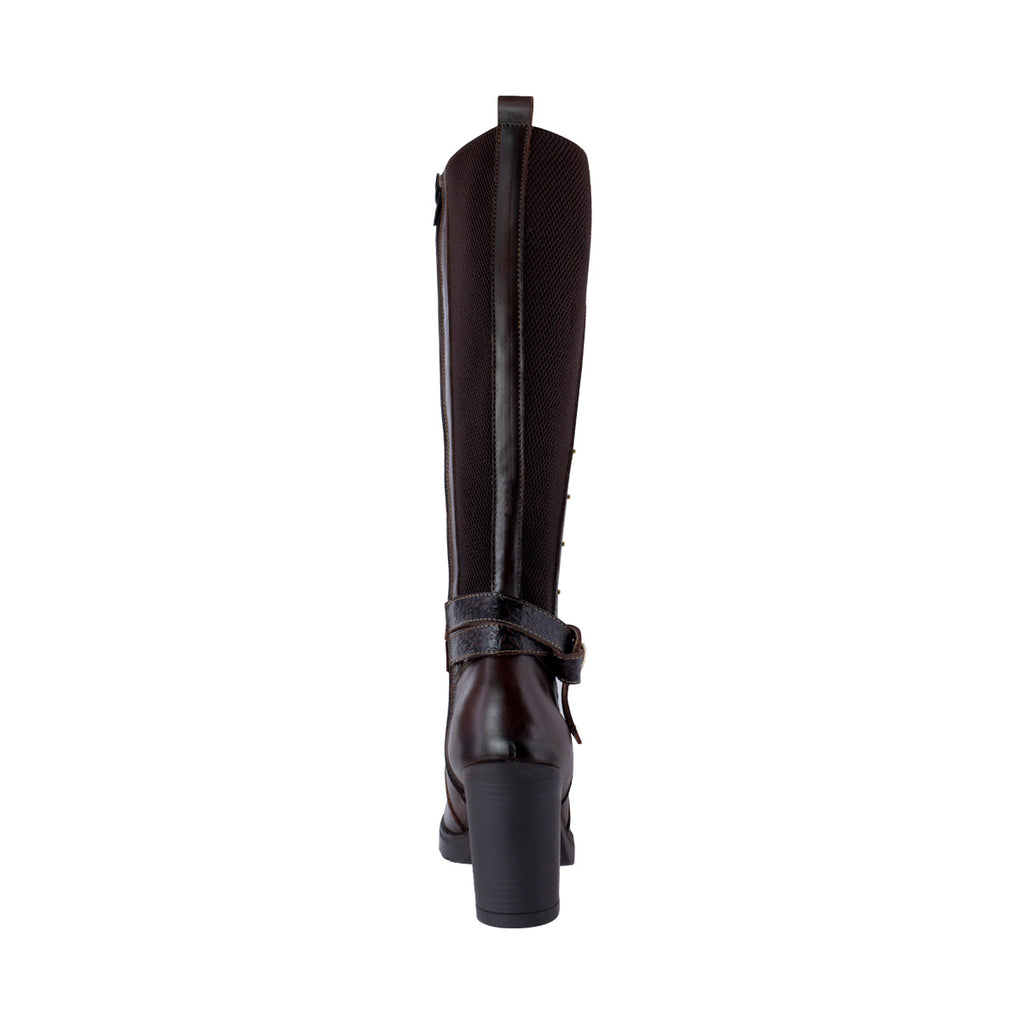 Bota Alta Mujer 95020 Davina Piel Brandy