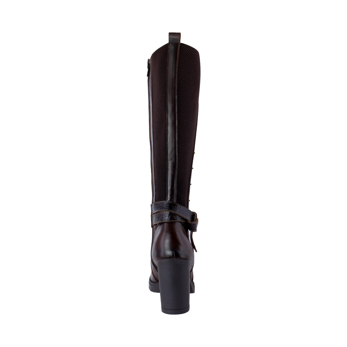 Bota Alta Mujer 95020 Davina Piel Brandy