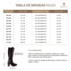 Bota Alta Mujer 95020 Davina Piel Brandy