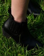 Bota Vaquera de Mujer Dama 96000 Davina Piel Negro