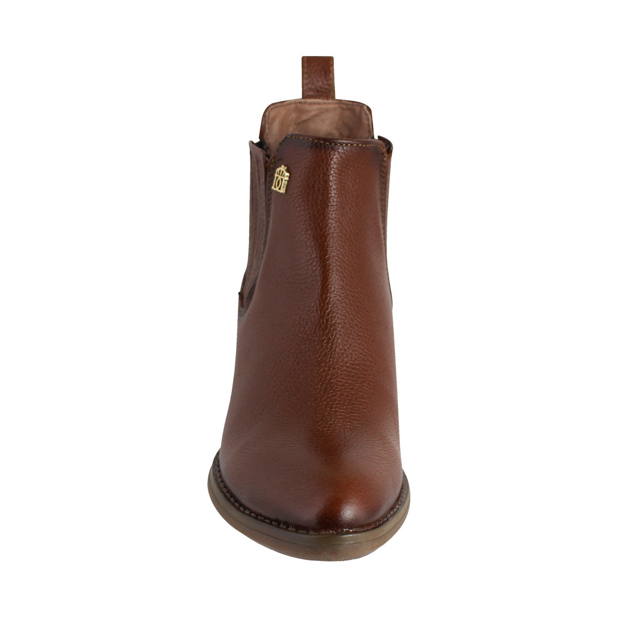 Bota Vaquera de Mujer 96000 Davina Piel Café