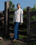 Bota Vaquera de Mujer 96000 Davina Piel Café