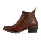 Bota Vaquera de Mujer 96000 Davina Piel Café