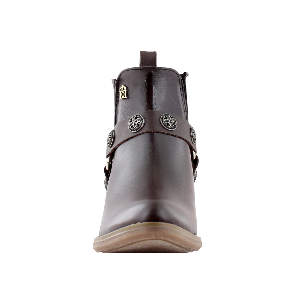 Bota Vaquera de Mujer 96001 Davina Piel Café
