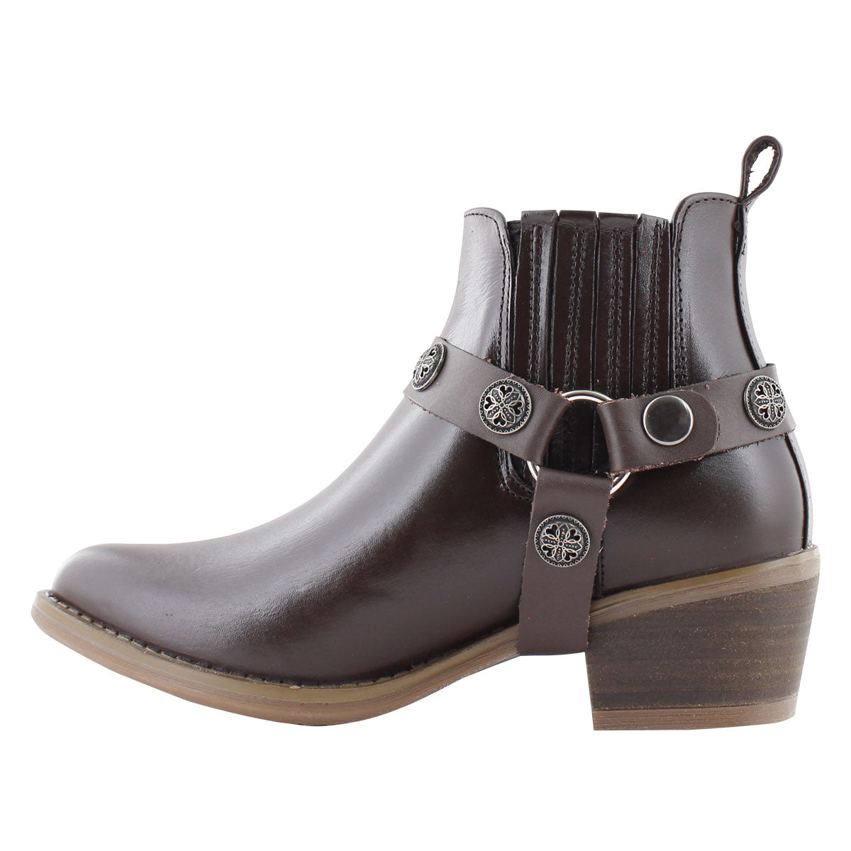 Bota Vaquera de Mujer 96001 Davina Piel Café