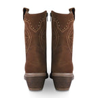Bota Vaquera Mujer 96100 Lucía Gamuza Avellana - vista 2